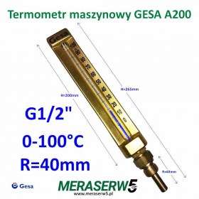 Gesa A200 0-100 R40mm